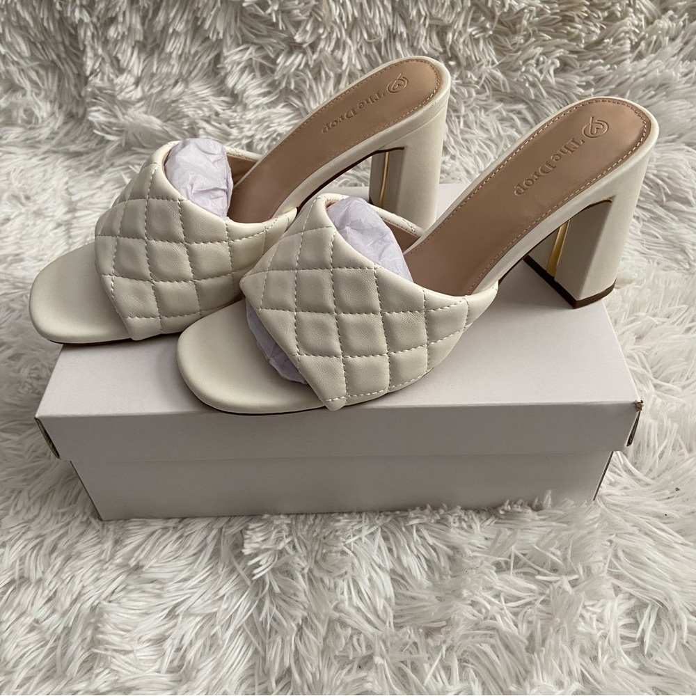 🤍NWT White Block Heels🤍